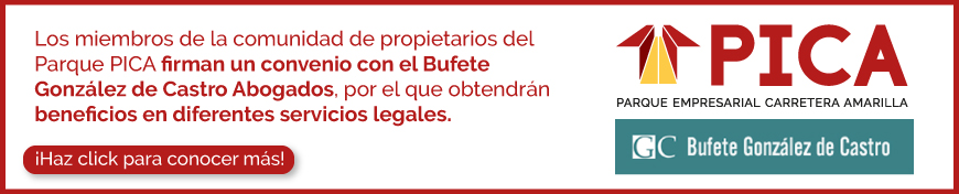 Banner sobre el convenio con González de Castro Abogados