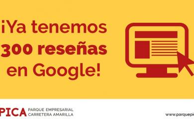 El Parque Empresarial PICA acumula más de 300 reseñas en Google Places con una puntuación media de 3,6 sobre 5